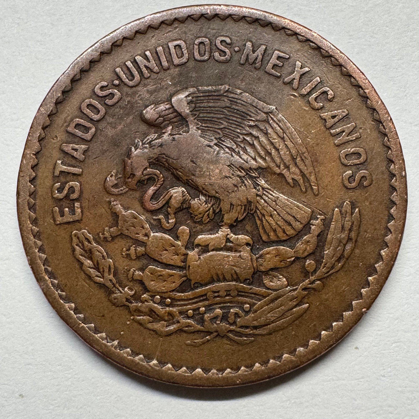 1952 Mexico 5 Centavos - Coin #D-074