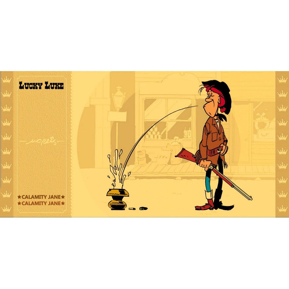 CK Golden Ticket Lucky Luke Collectible Ticket (Calamity Jane)