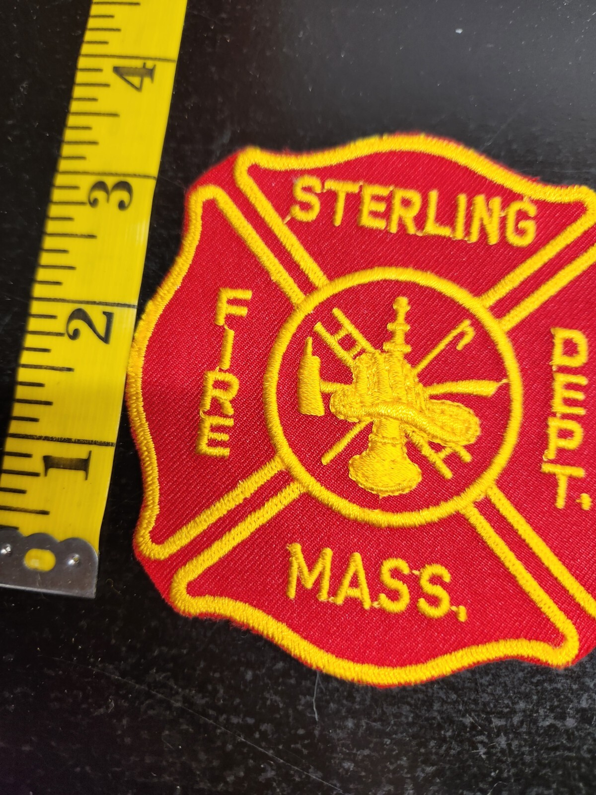 Vintage Sterling Massachusetts Fire Department Patch