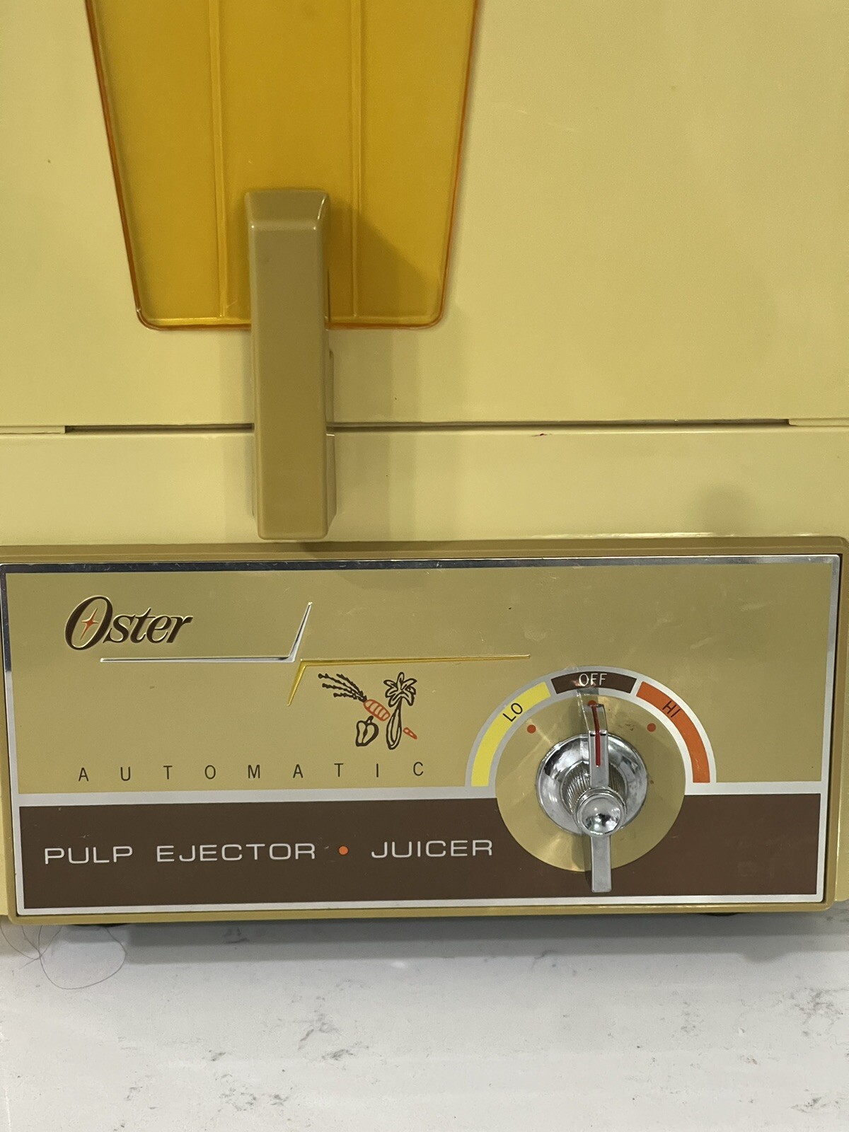 Vintage 70s Oster Model 362 Automatic Pulp Ejector Juicer Manual Cleaning Brush