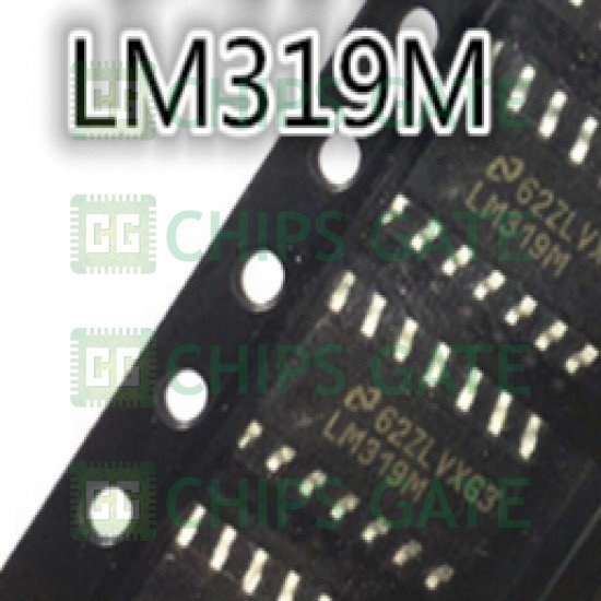 9PCS LM319M Encapsulation:SOP-14,Dual Comparator