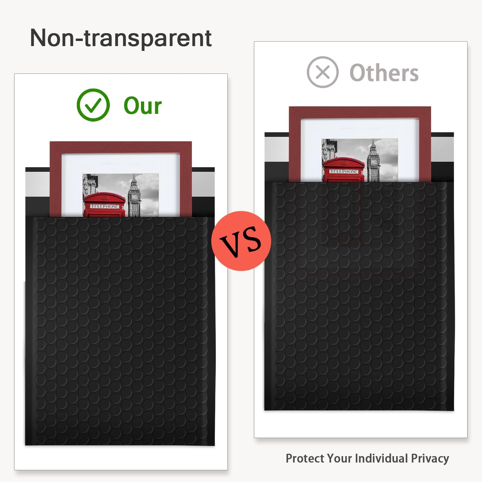 52 Pack Bubble Mailers 8.5x12inch Padded Envelopes Thin Mailing Envelopes Wat...