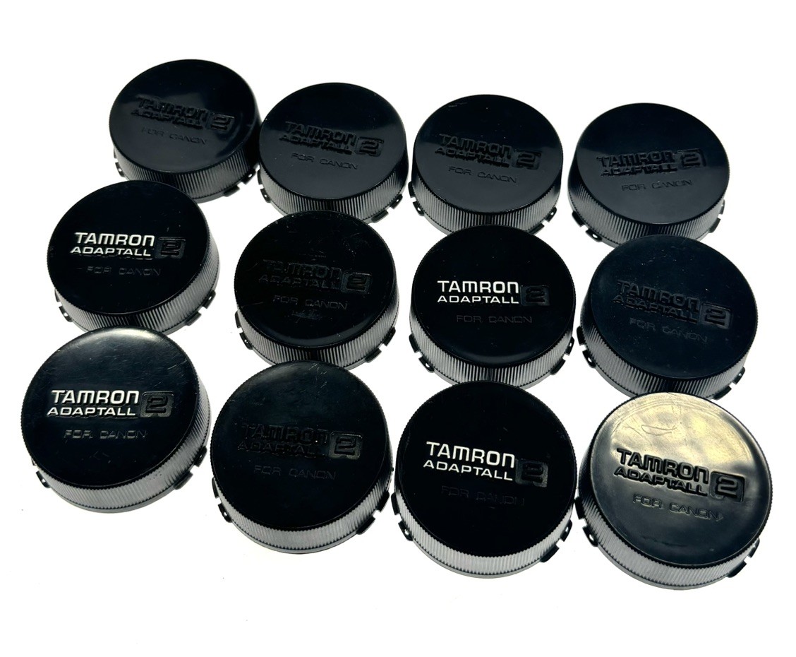 Lot of 12 Tamron Adaptall 2 Canon FD Rear Lens Cap Lot for MF Lenses