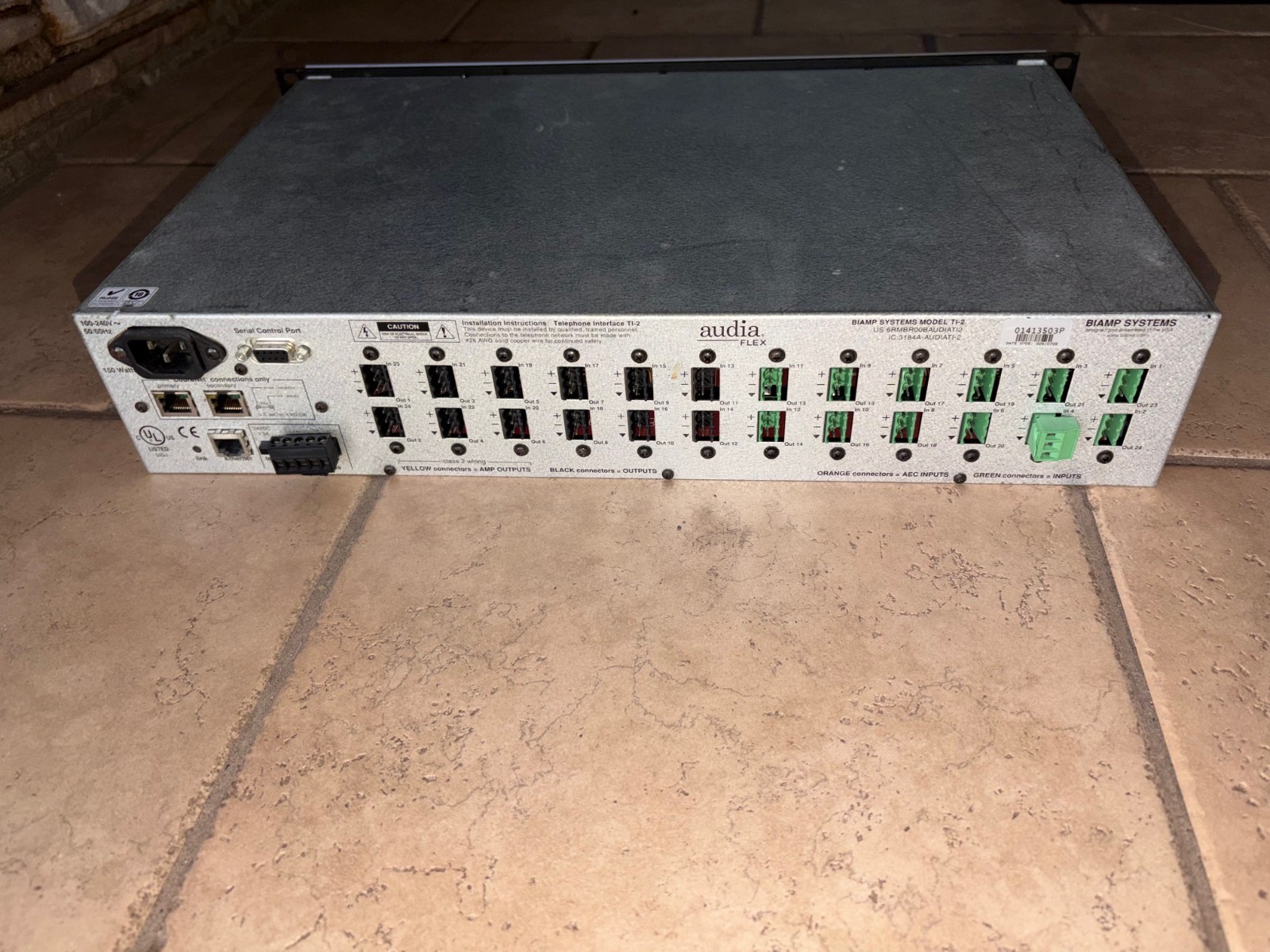 BIAMP SYSTEM AUDIA FLEX DIGITAL AUDIO PROCESSOR Ti-2