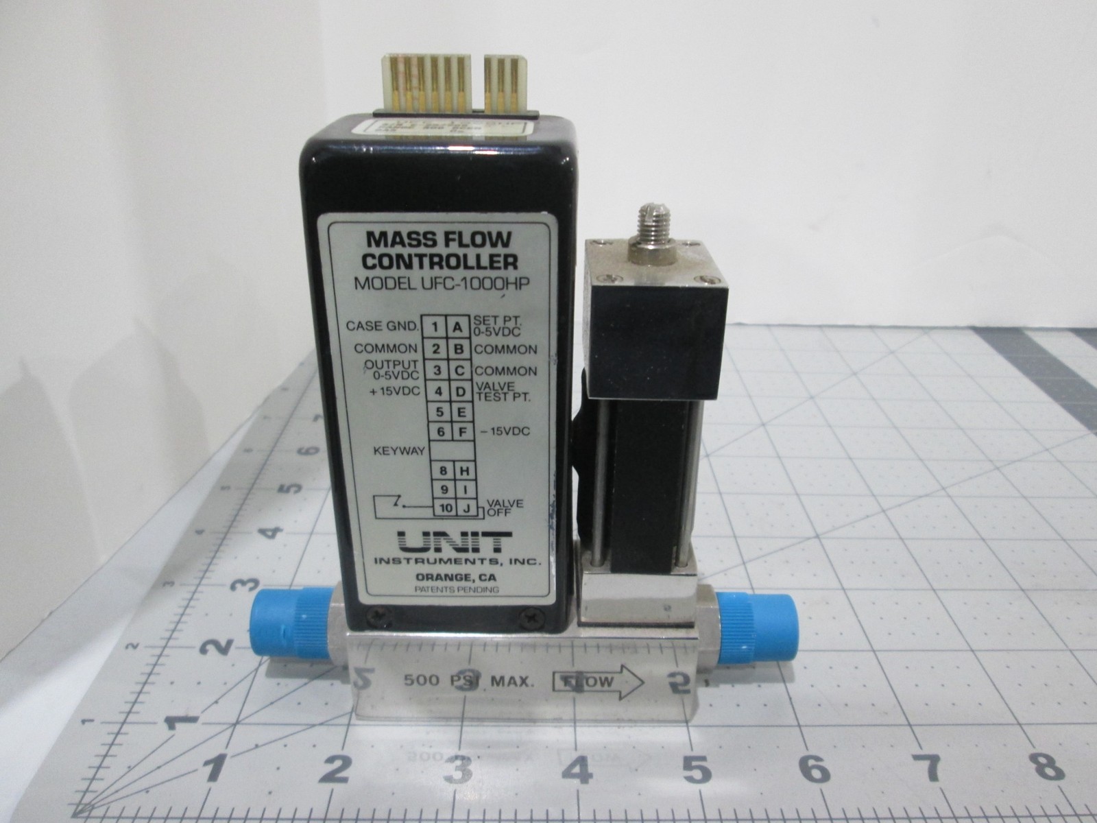 Unit, UFC-1000HP, Mass Flow Controller, O2, 500 SCCM, Used