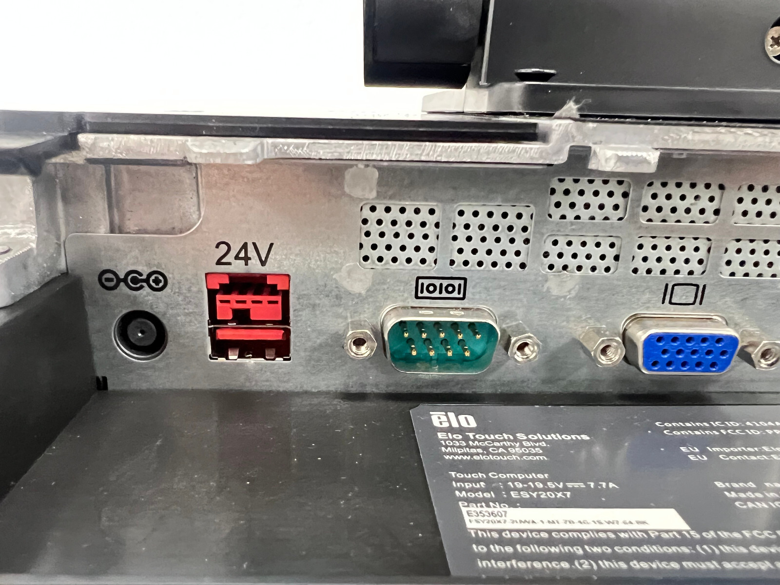 ELO ESY20X7 AiO POS X-Series Touchscreen Computer System No Windows / OS