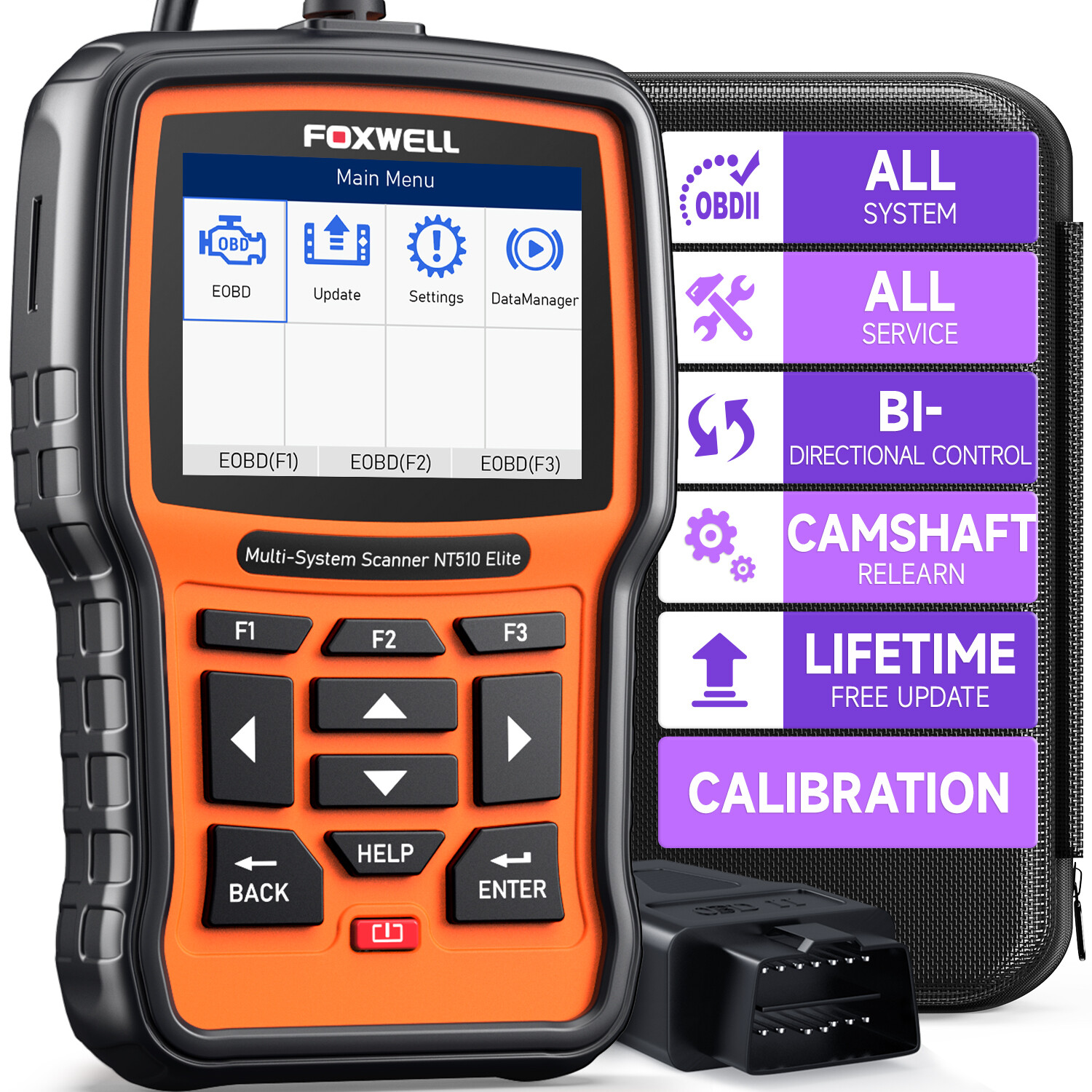for MASERATI Bidirectional All System Car OBD2 Scanner Diagnostic Tool Injector