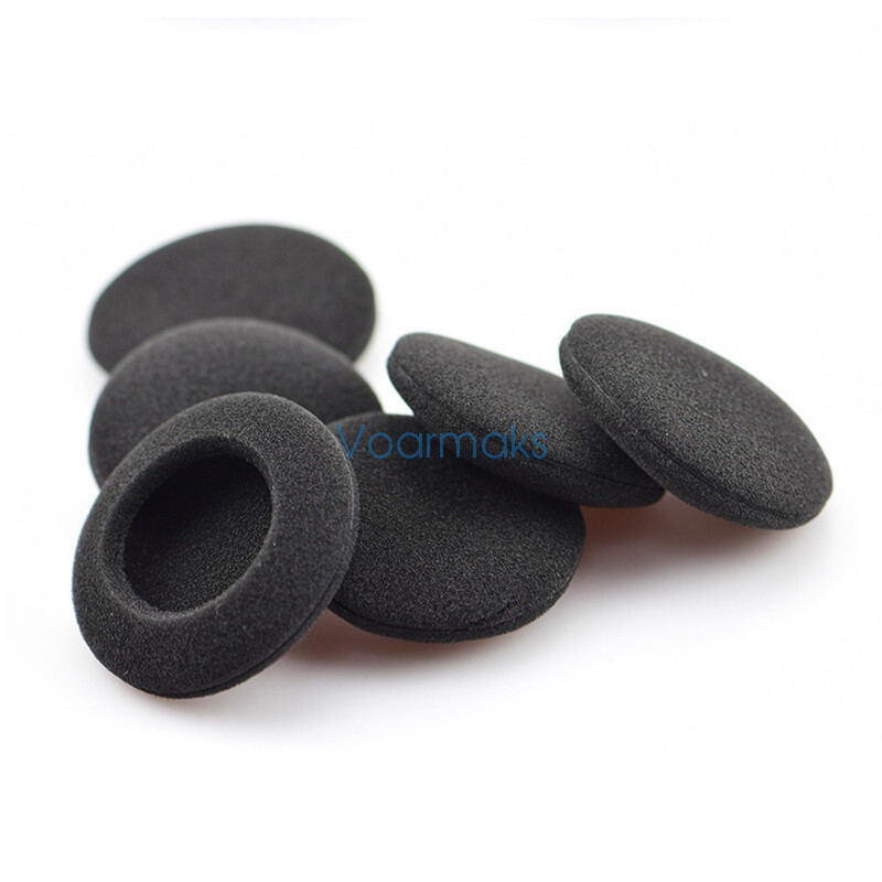 10Pcs 55mm Replacement Foam Ear Pads Cushions for Universal Headphones