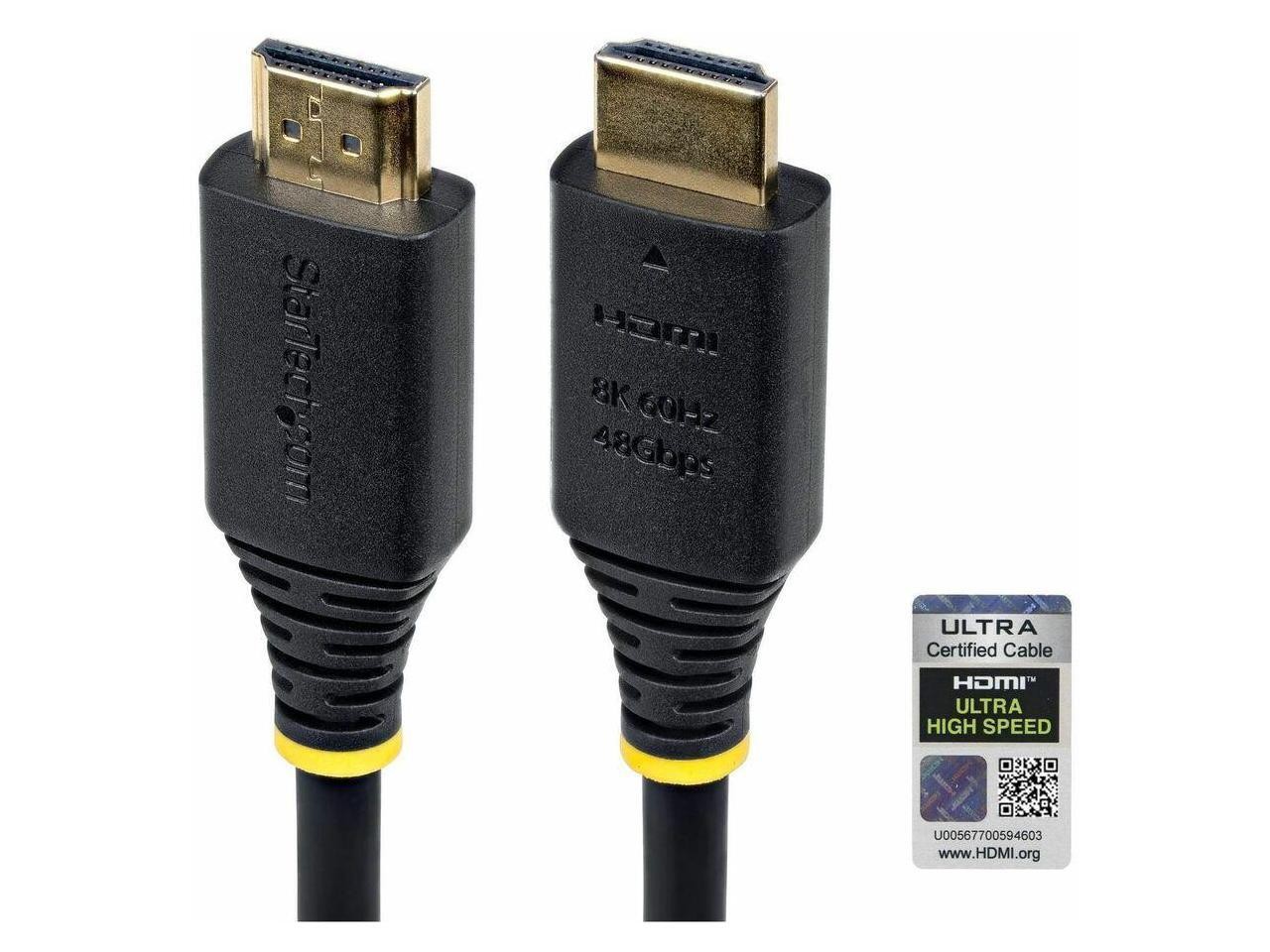 StarTech 3ft 91cm Certified Ultra High Speed HDMI Cable 8K 60Hz/4K 120Hz HDMI 2.