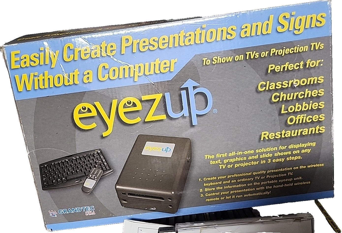 Eyezup by Grandtec- Video presentation system-No computer needed-NEW IN BOX