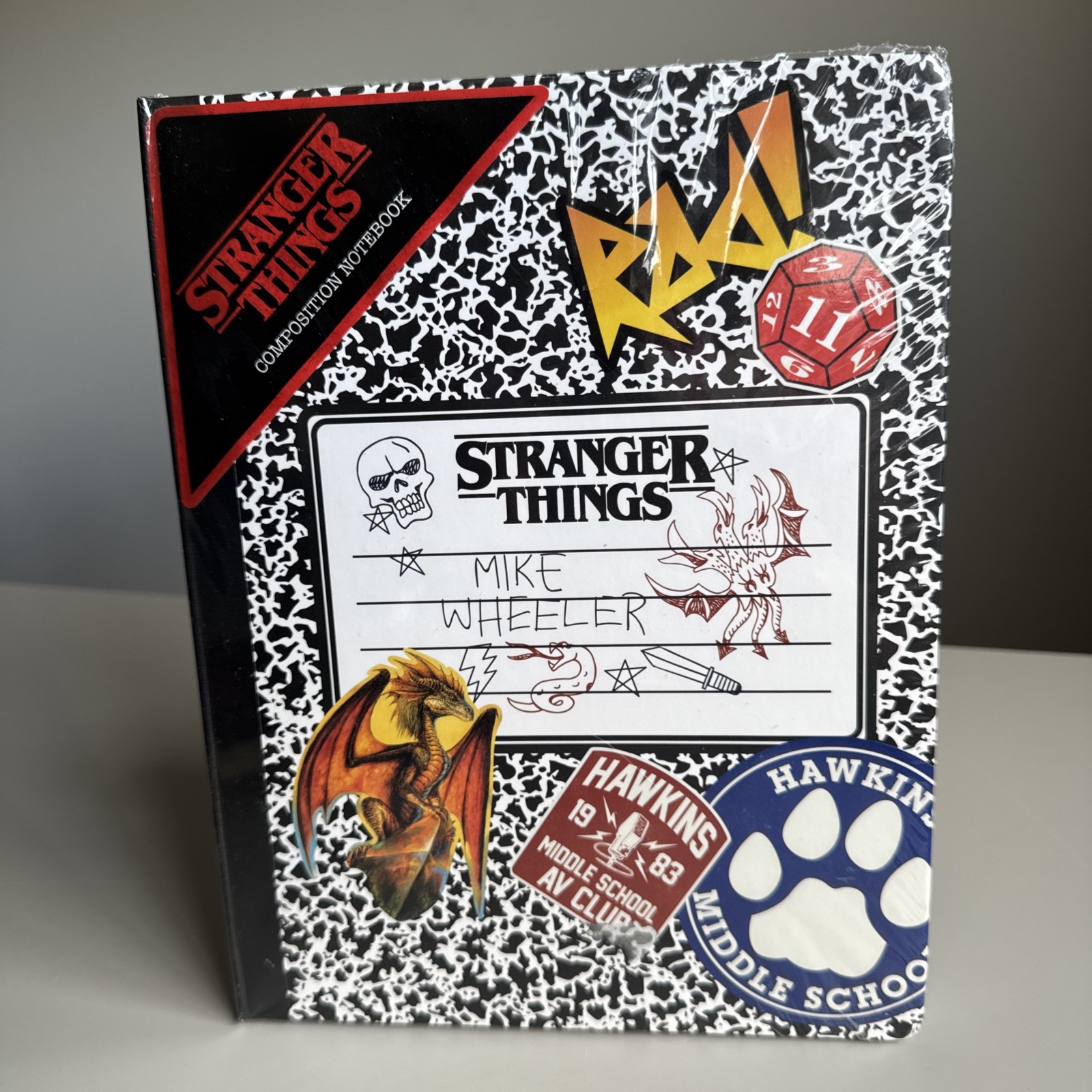 Stranger Things Composition Notebook Retro 80’s Hawkins Middle School Lined New