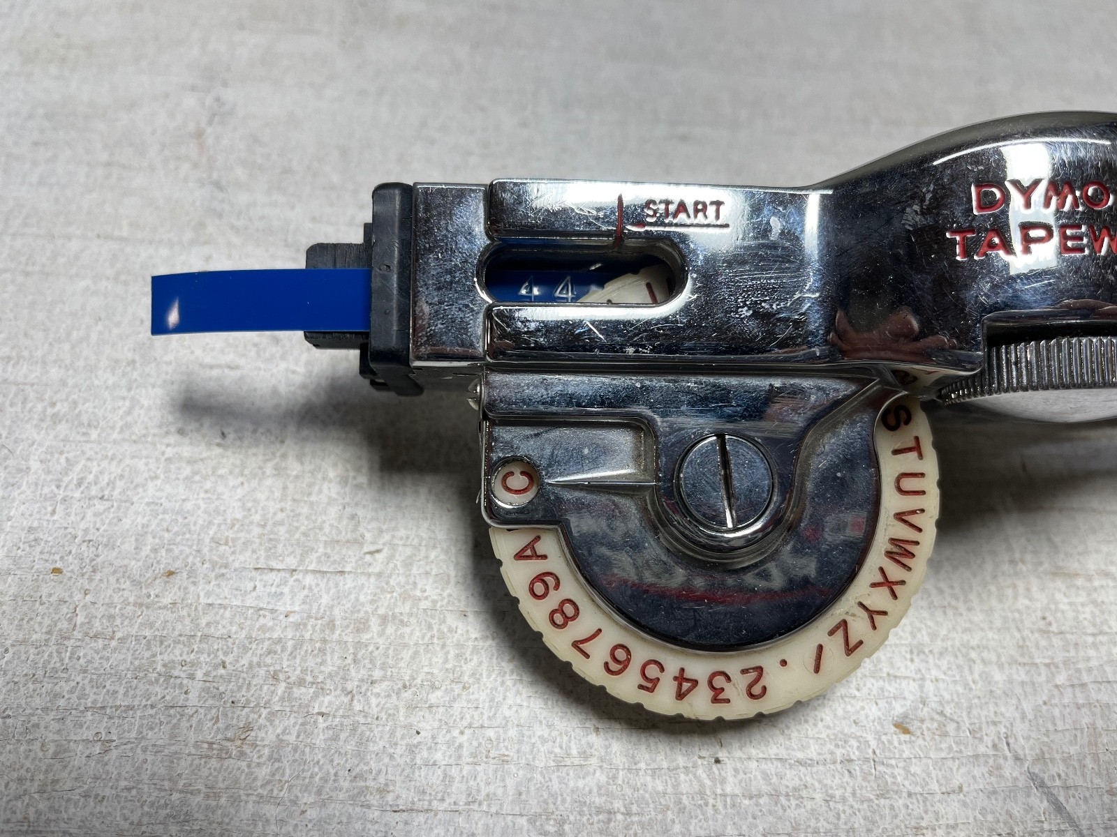 Vintage Dymo-Mite Tapewriter Label Maker with Extra Label Rolls