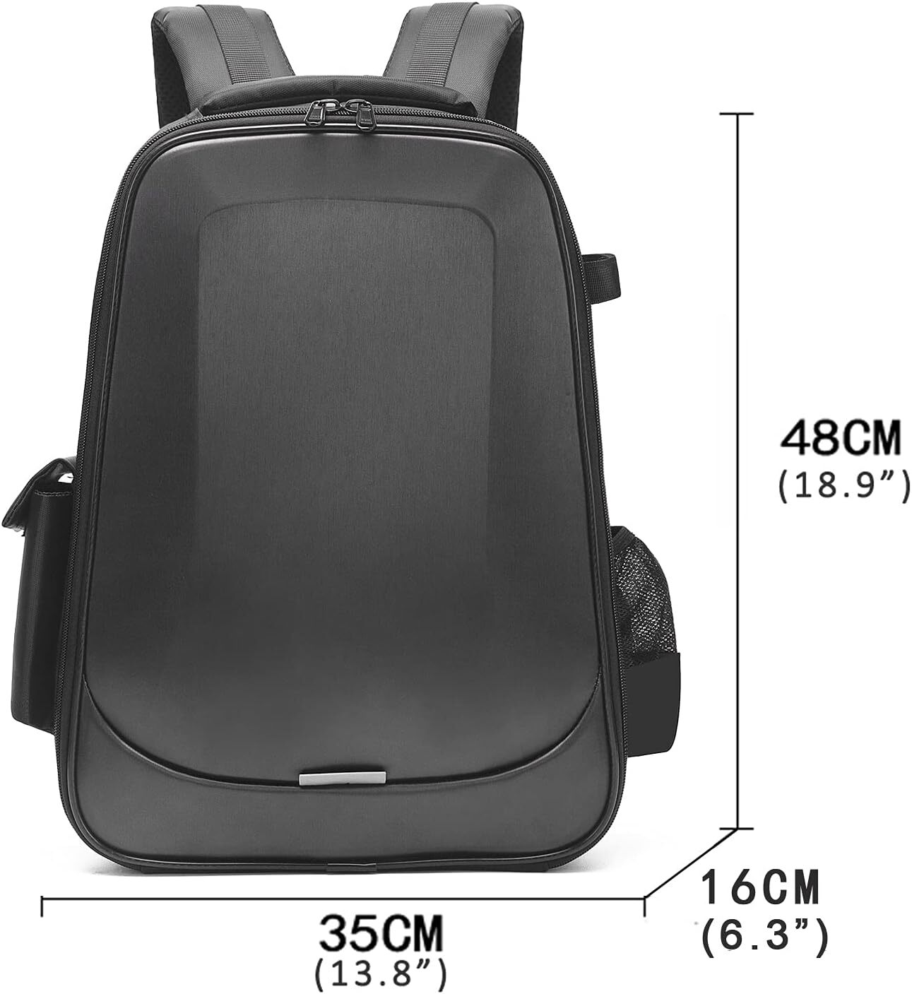 Waterproof Shockproof DJI FPV Backpack Portable Hard Case for Metal Grey