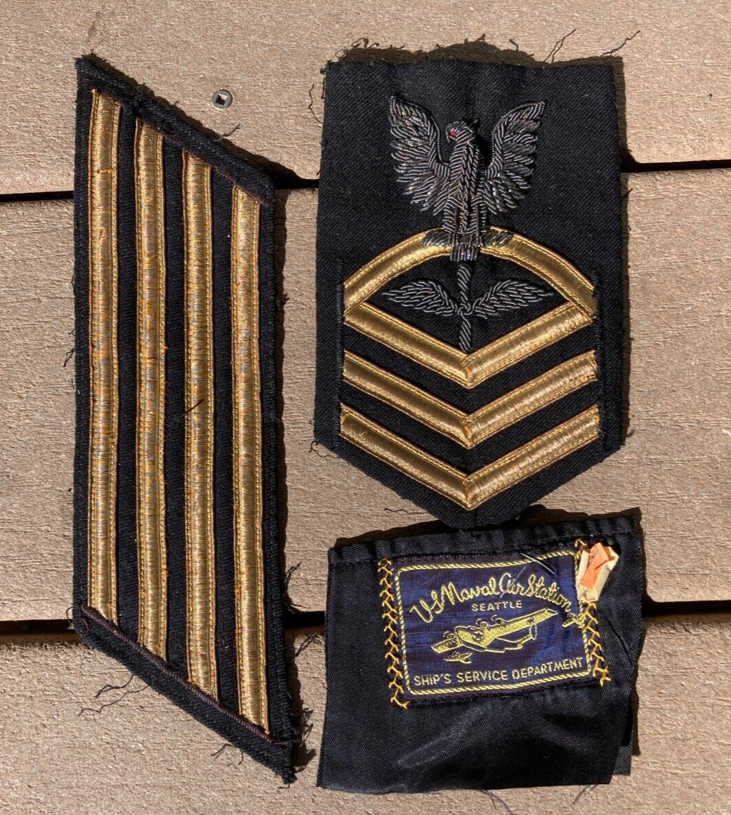 US Navy Gold Bullion Rate Aviation Machinist's Mate Chief Petty Officer USN ADC
