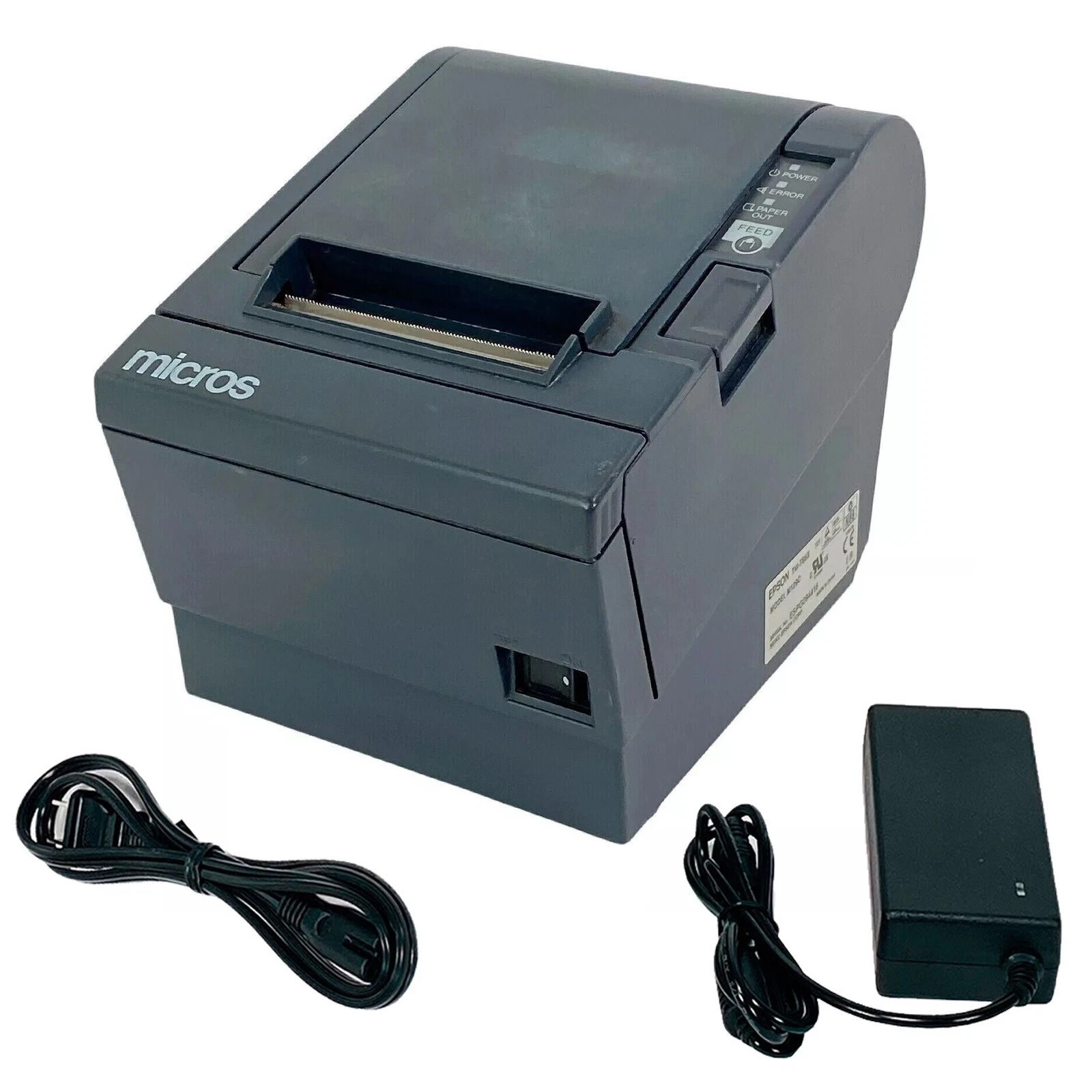 FULLY TESTED Epson TM-T88III Compact Thermal POS Receipt Printer w/ PS-180