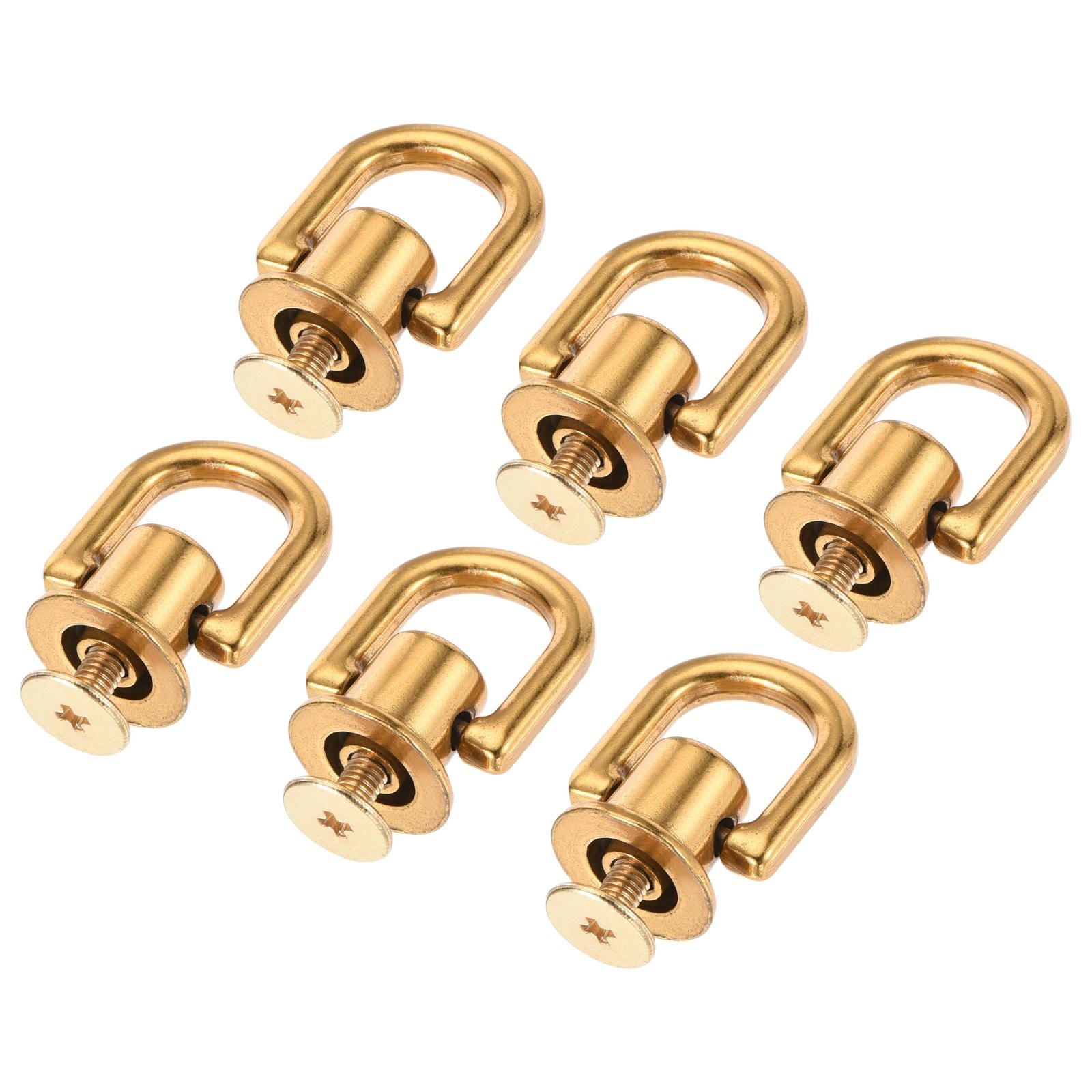 12x10mm Ball Head Button Studs with D for DIY Gold 6pcs