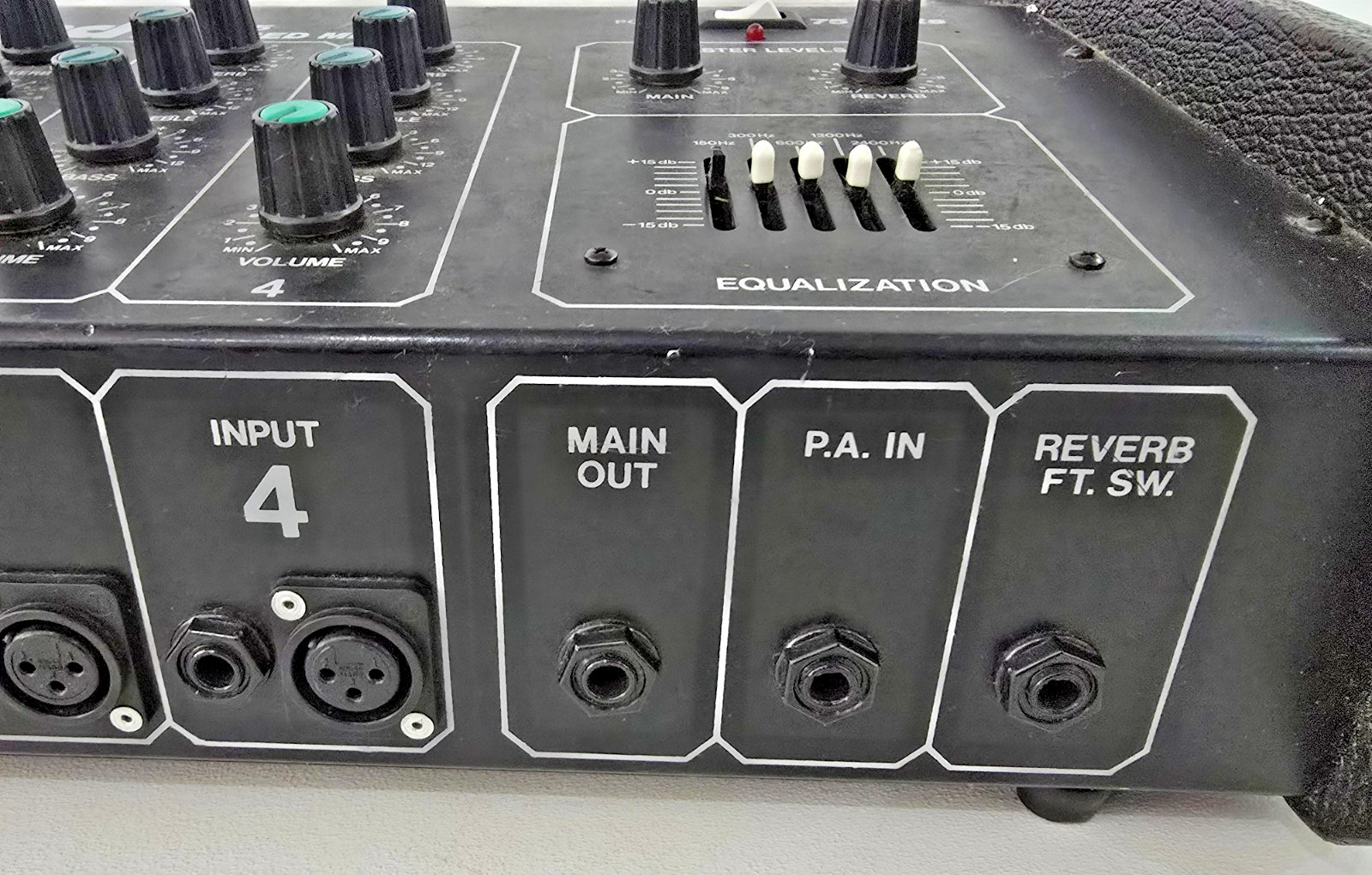 Vintage KMD Powered Mixer Amplifier Model PM4-75 Tested / Works