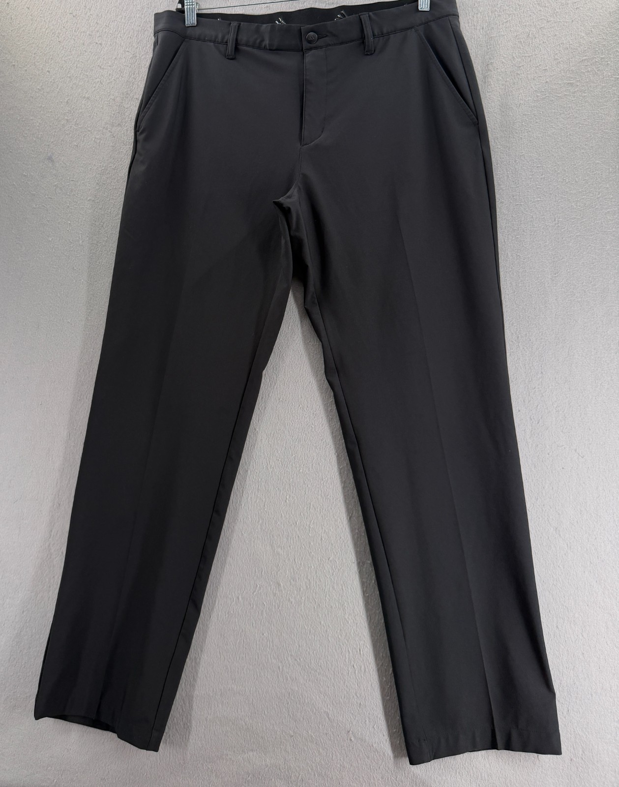 Adidas Golf Chino Pants Mens 36x32 Black Ultimate 365 Performance Tapered Leg