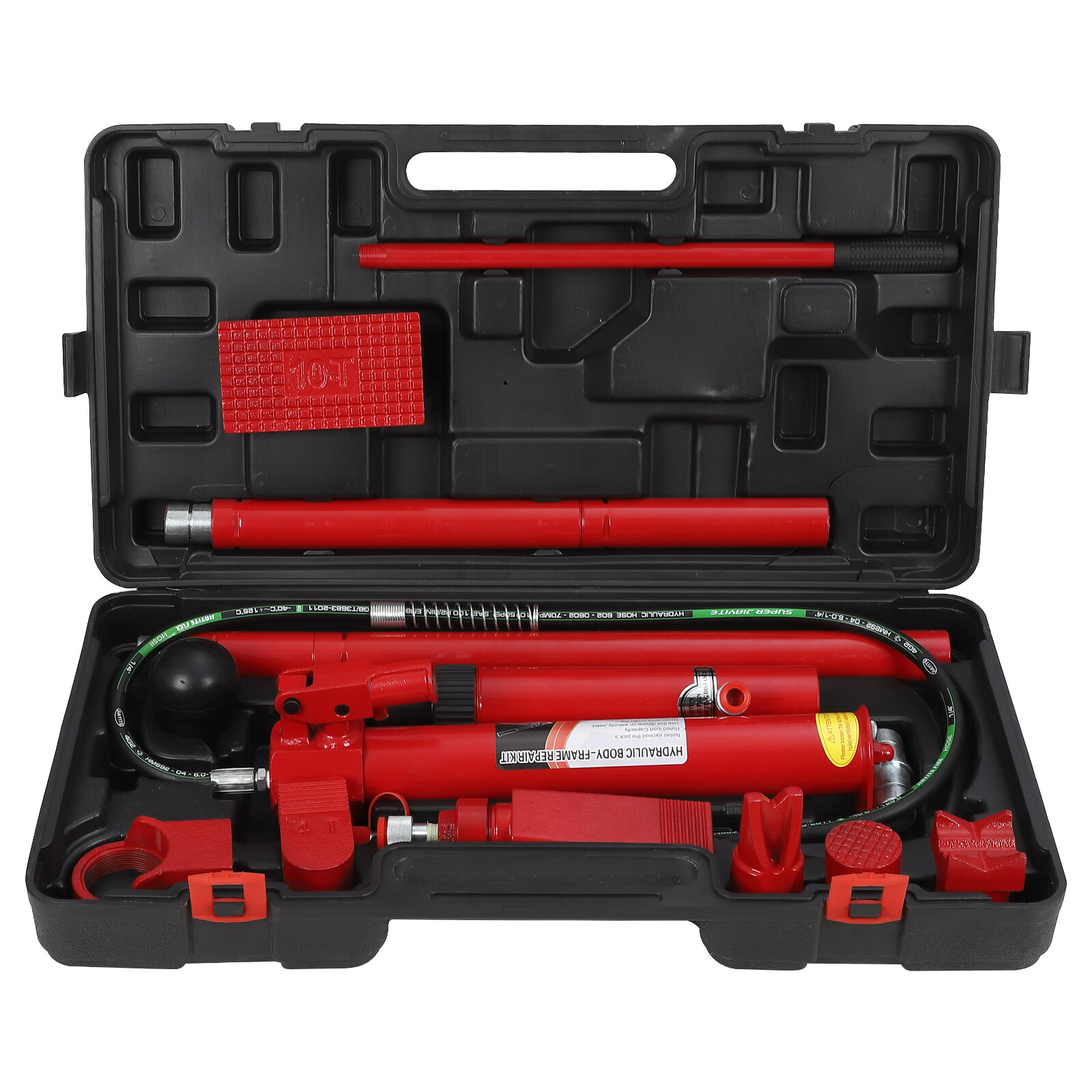4 Ton Hydraulic Porta Power Jack Car Auto Tool Lift Ram Body Frame Repair Kits