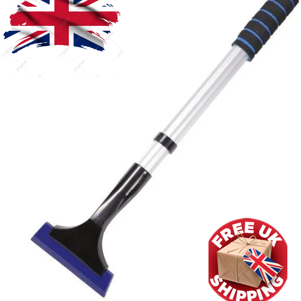 Extendable Car Snow Brush Ice Scraper Long Reach Windshield Frost Removal Tool