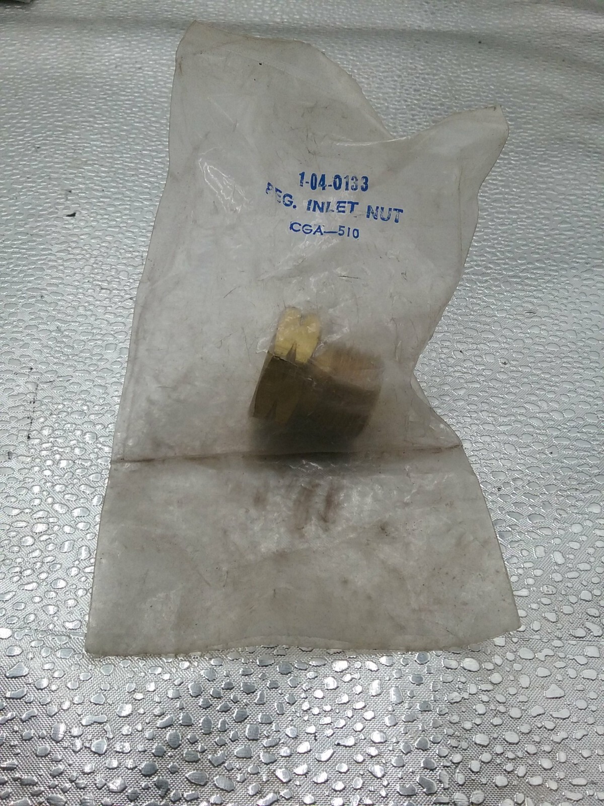 Regulator Inlet Nut Acetylene (Pol) Brass Cga-510