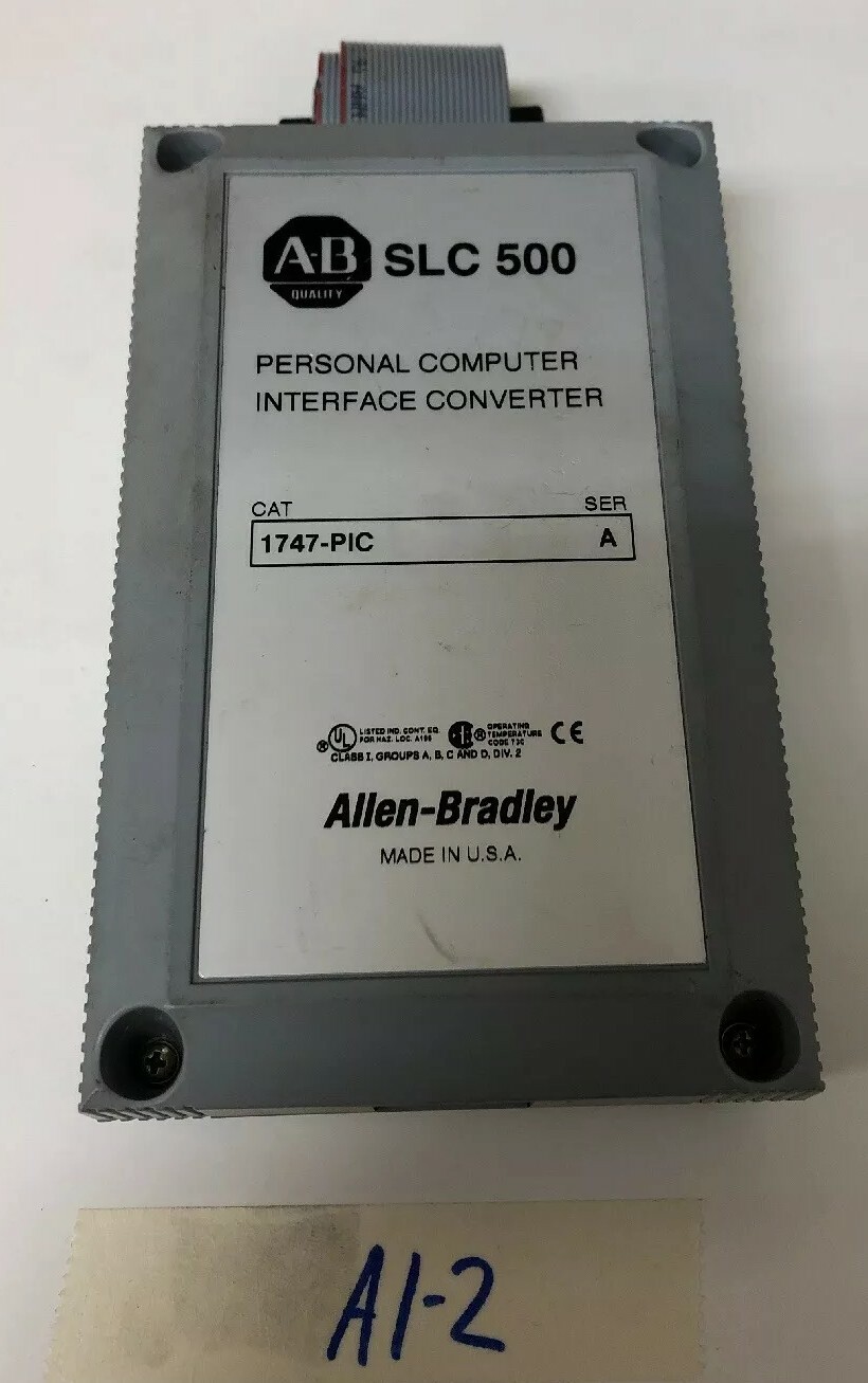 ALLEN BRADLEY SLC 500 PERSONAL COMPUTER INTERFACE CONVERTER 1747-PIC