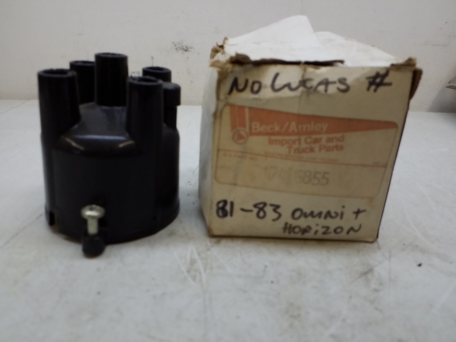174-6855 Beck/Arnley Distributor Cap Free Shipping Free Returns