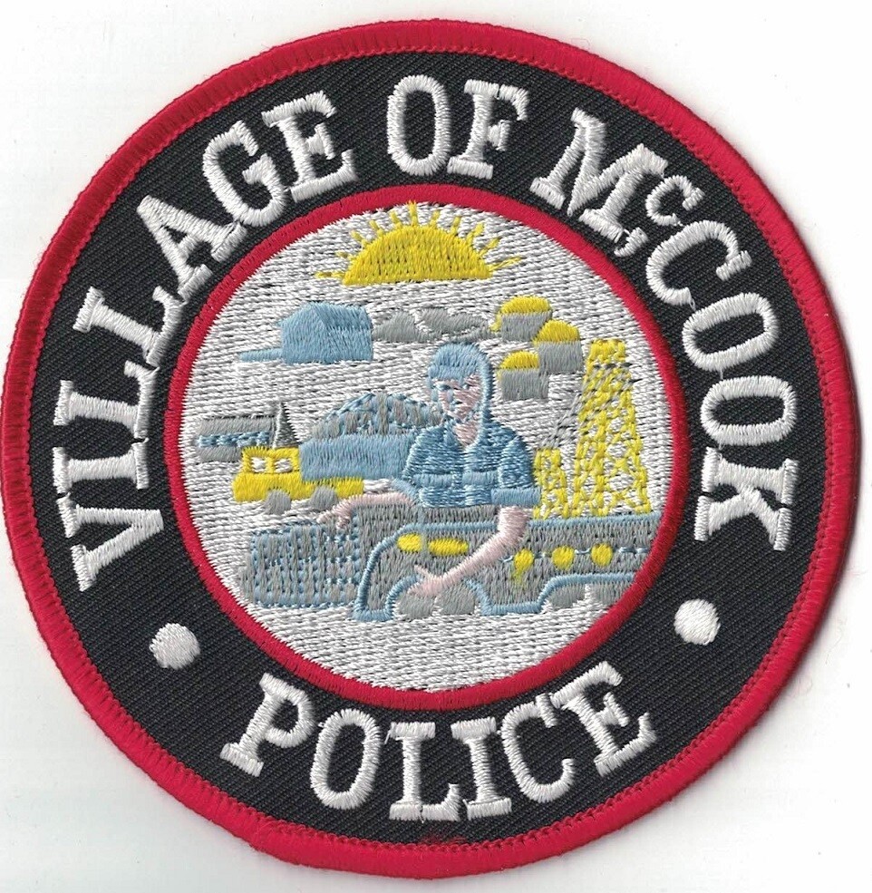 Village of McCook Police Patch Illinois IL