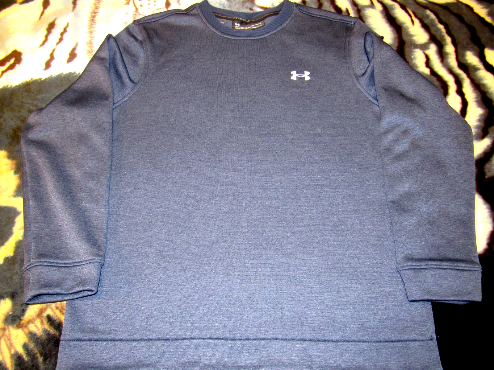 UNDER ARMOUR STORM GOLF BLUE PULLOVER MENS SIZE LARGE IN EXCELLENT CONDITION