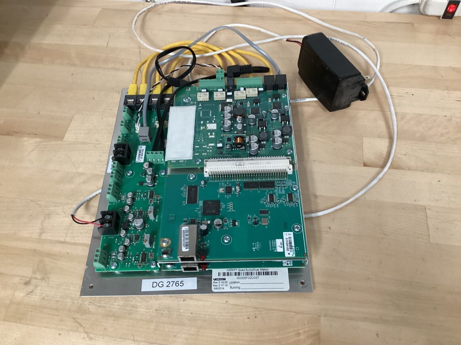 IVFY-42 IVERIFY Quad Audio Dual Station security valcom main board