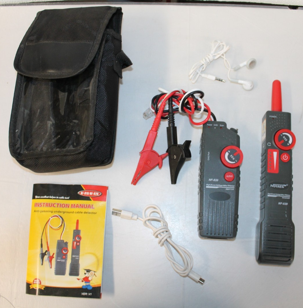 NOYAFA NF-820 High & Low Voltage Underground Wire Tracker For Cable