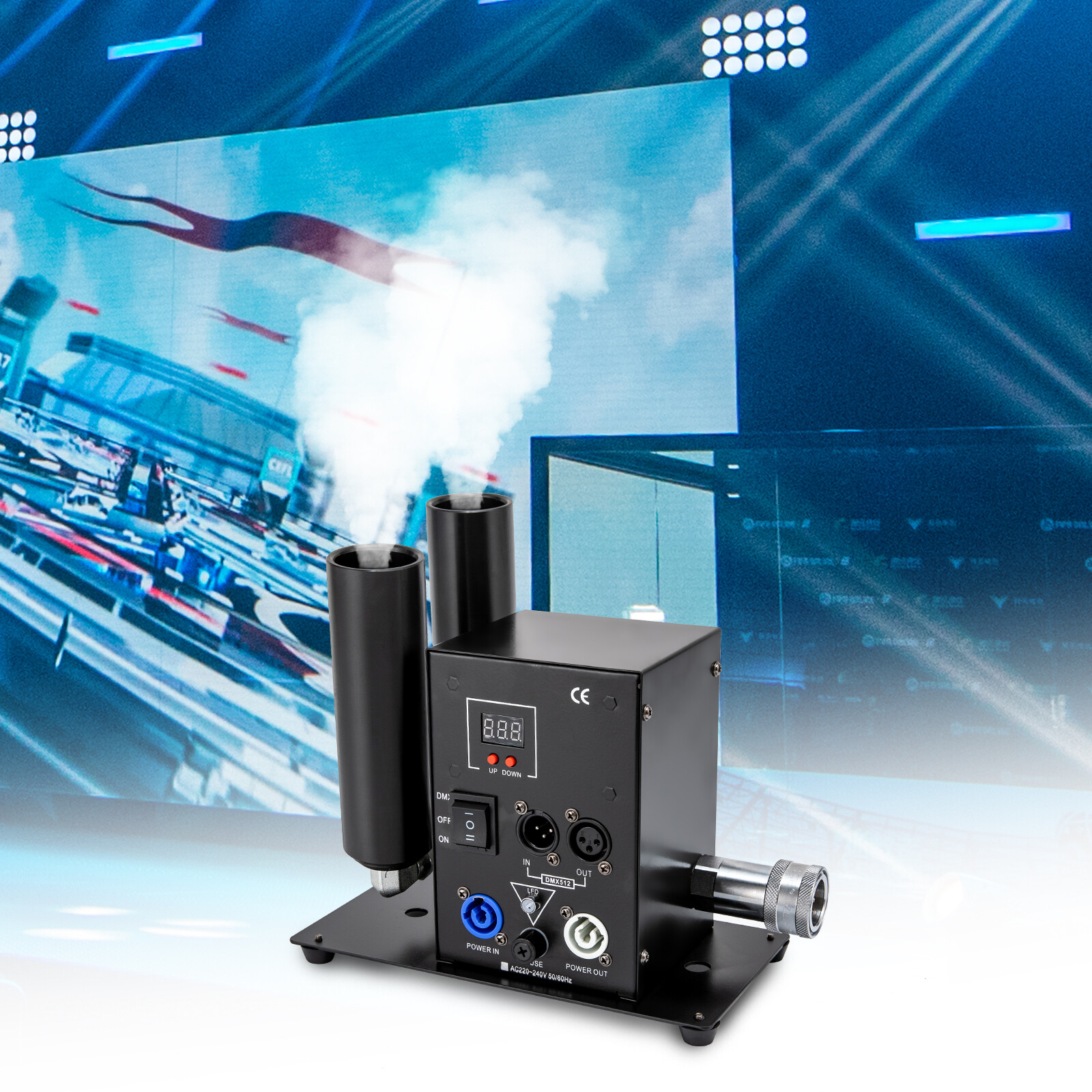 DJ Club Effect C02 Jet Machine Cryo DMX512 Co2 Party Cannon Fogger Smoke Gun