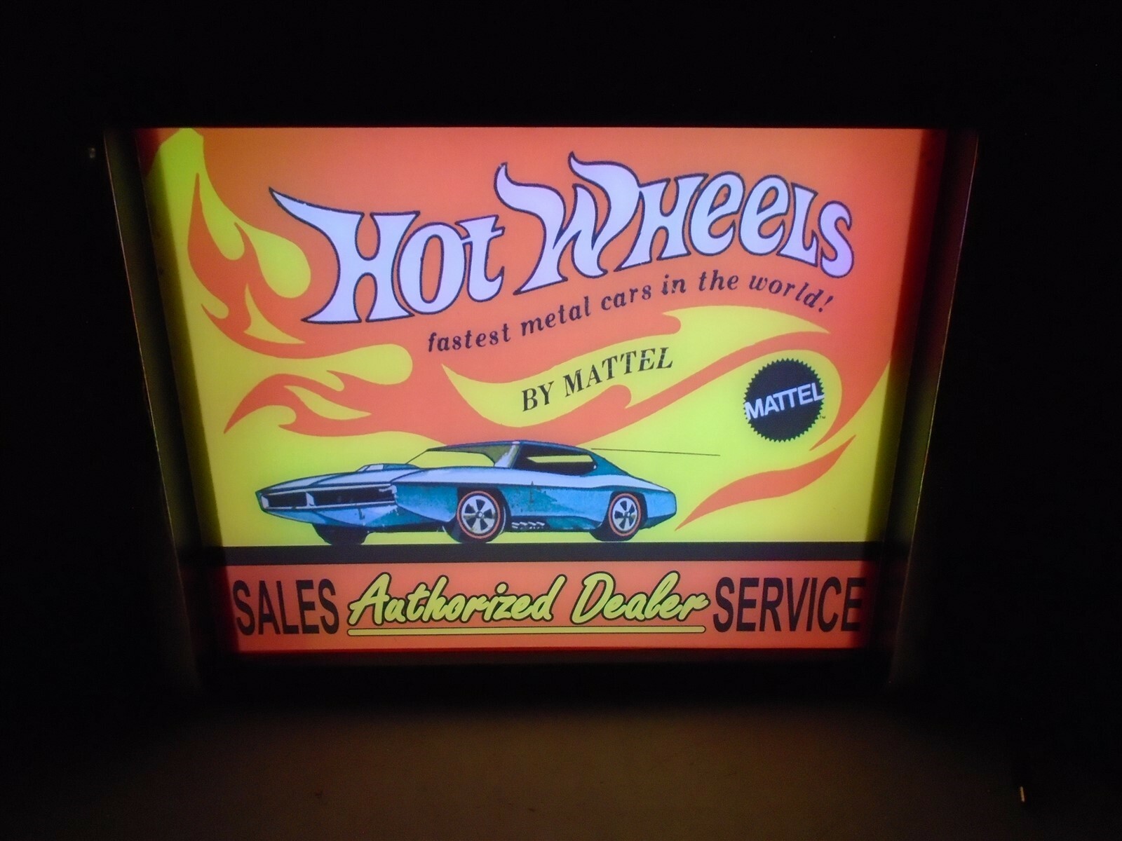 Hot Wheels Sales Service LED Display light up SIGN