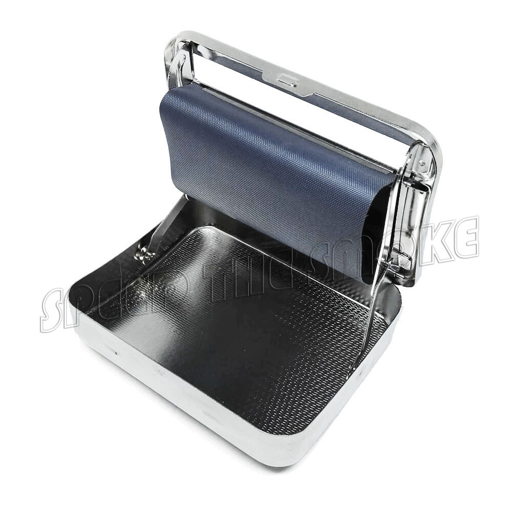 New 78mm 1 1/4 Size Automatic Cigarette Tobacco Metal Rolling Machine Roller