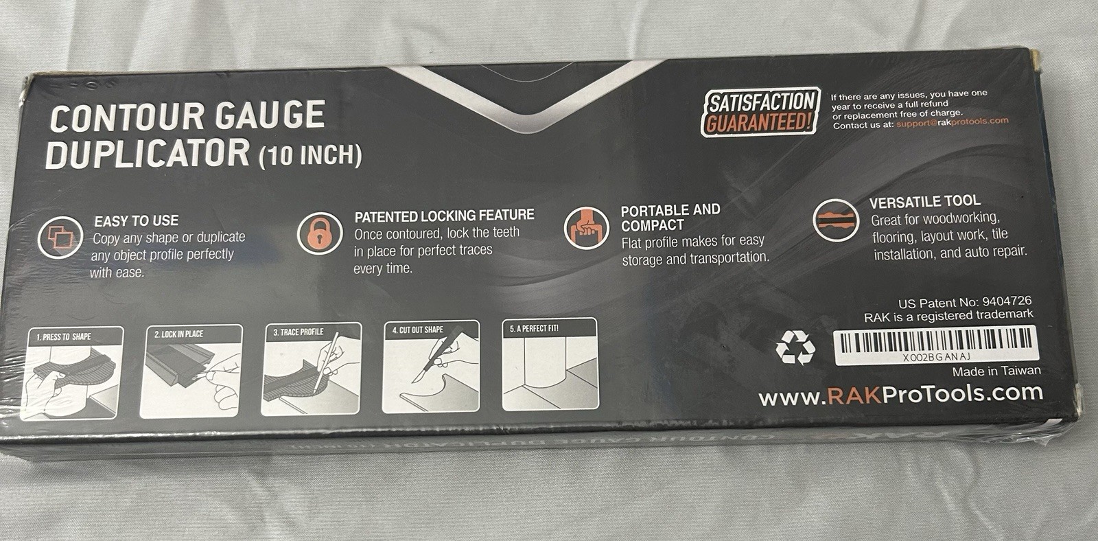NEW Contour Gauge Duplicator 10" Inch Lock Template Tool RAK