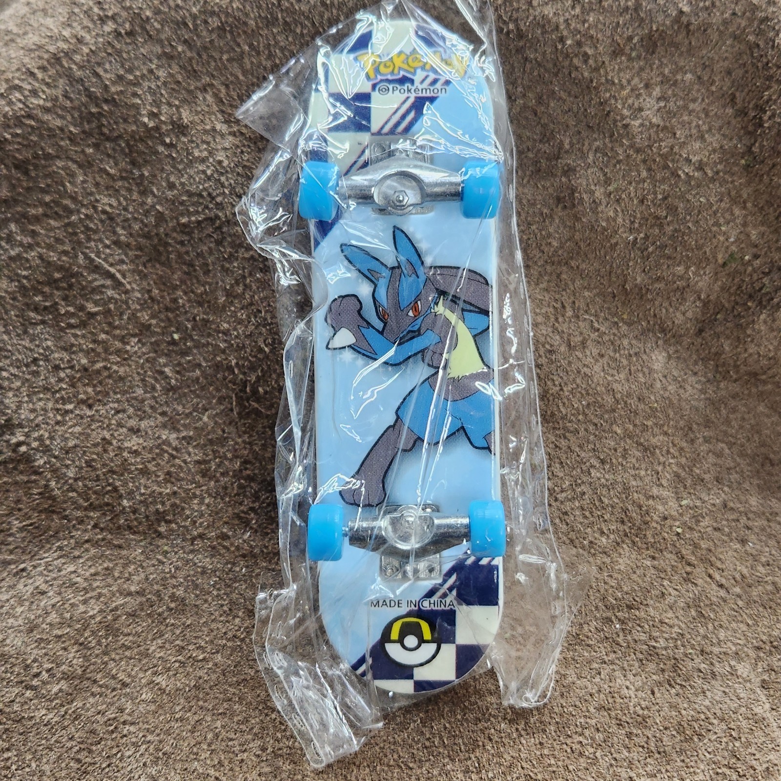 Pokemon Korean Exclusive Fingerboard Skateboard Ultra Ball Lucario Sealed