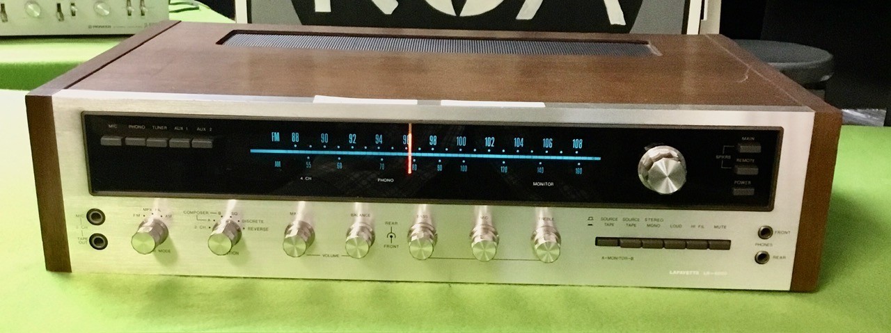 LAFAYETTE LR 4000 Quad Stereo Receiver. 25 WPC. Professionally Serviced. Tested.