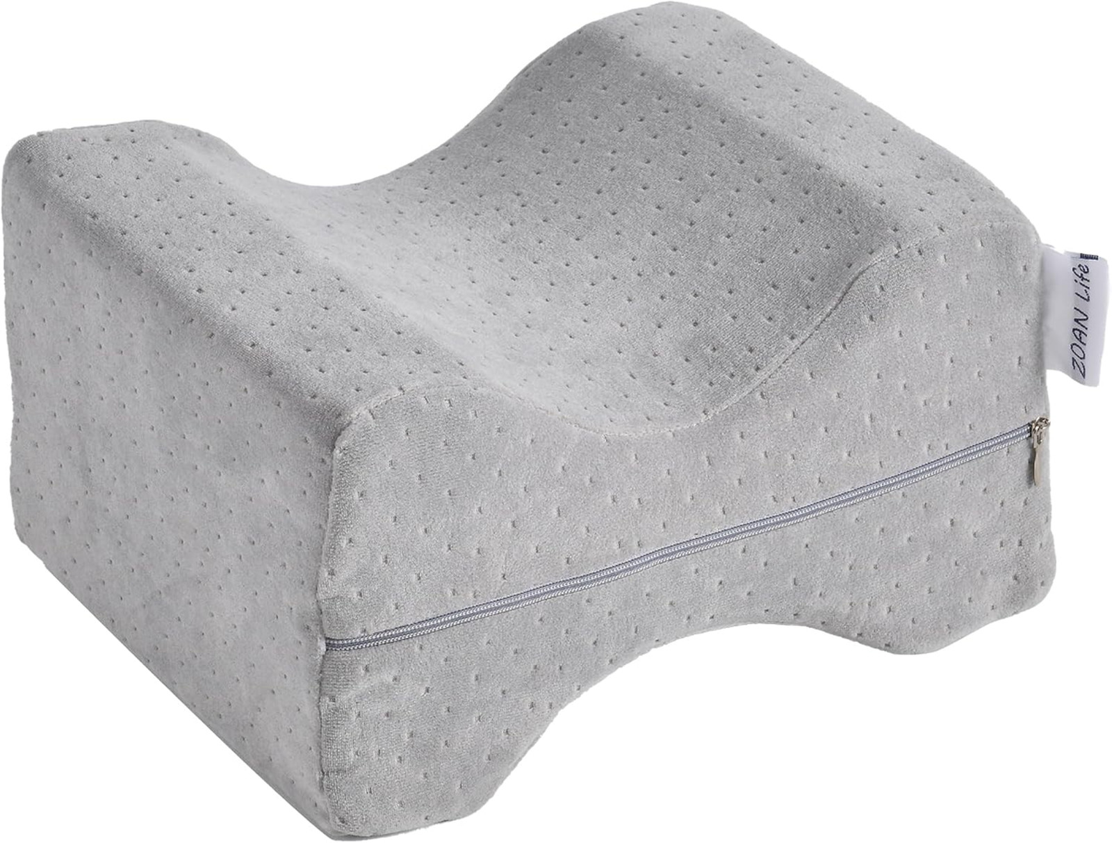 Memory Foam Knee Pillow for Side Sleeping Hip Pain Relief Leg Elevation Support