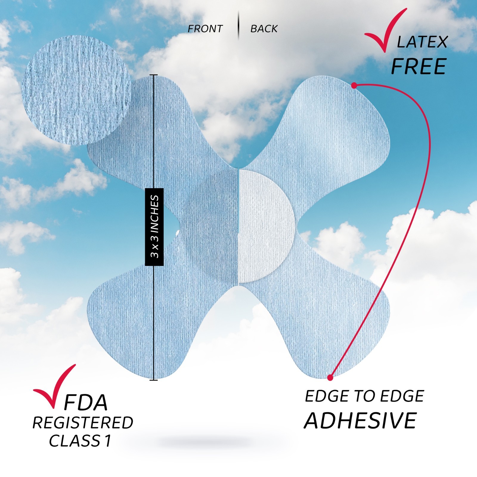 Not Just a Patch X-Mini Air CGM Patches Libre Dexcom G7 Patch Multicolor 20 Pack