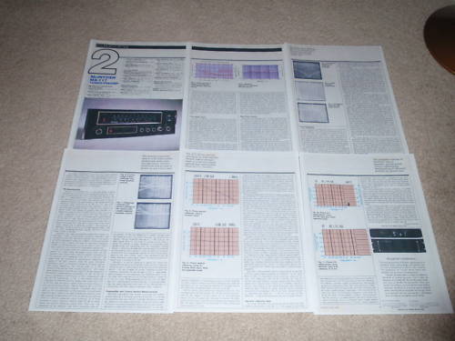 McIntosh MX-117 Preamp/Tuner Review,6 pgs, 1982, RARE!