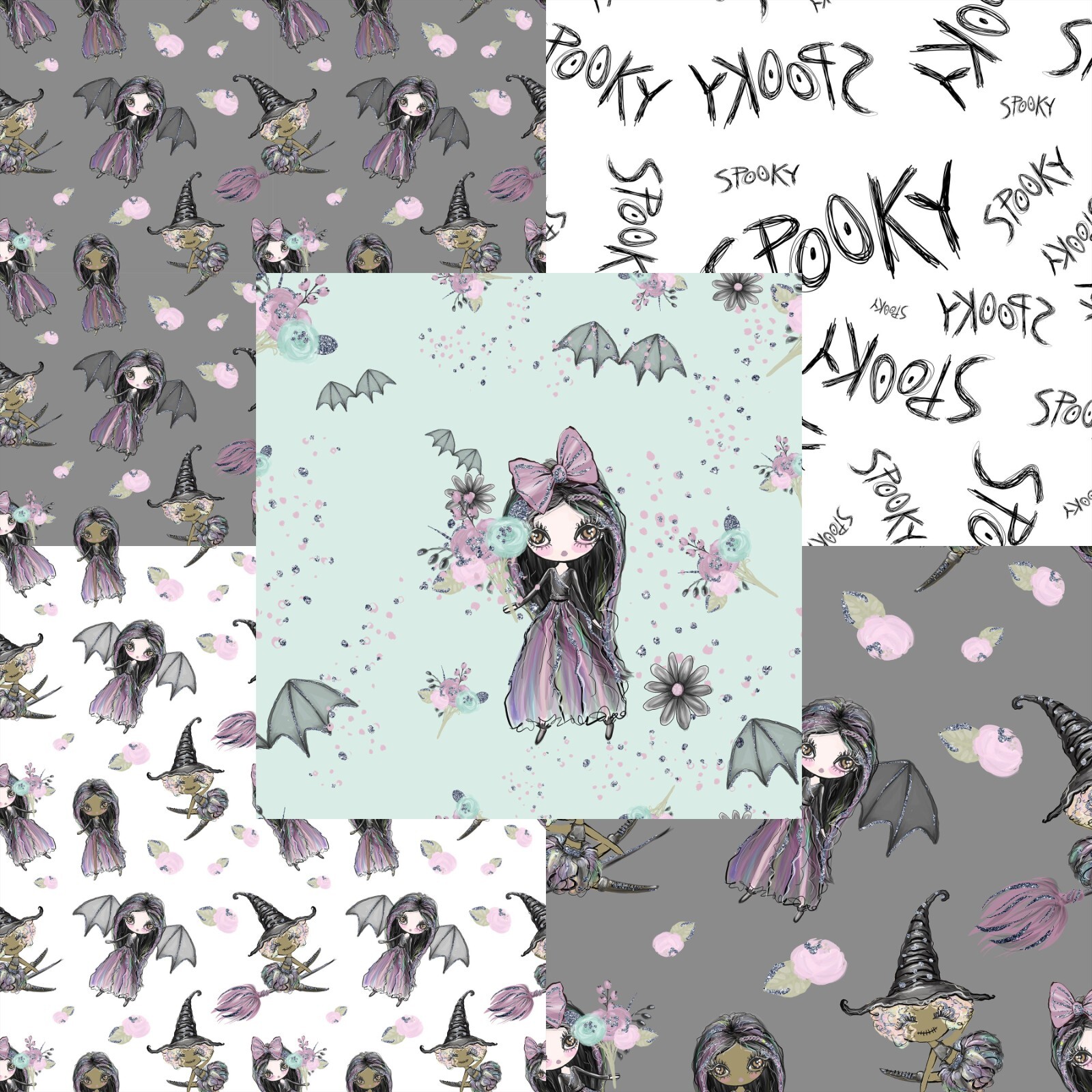 SPOOKY CUTE GIRLS - Paper Pack