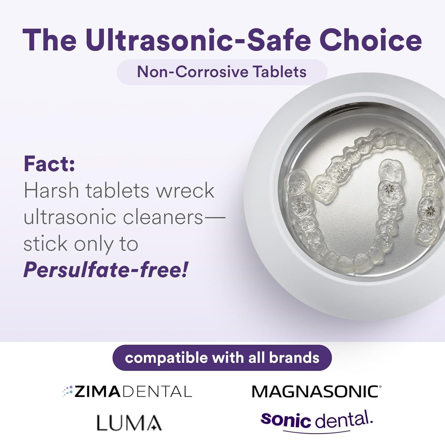 Retainer Cleaner Tablets, Invisalign Cleaner, Remove Stains, Odors & Plaque, ...