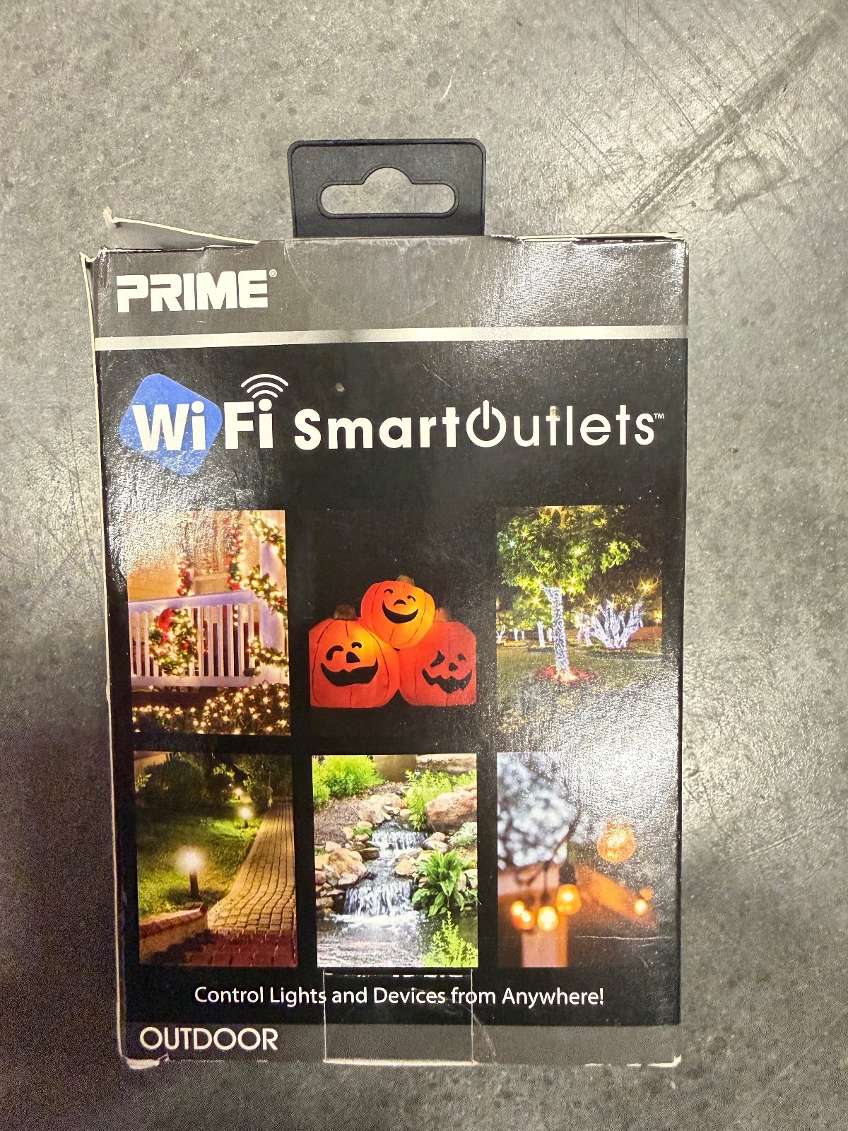 PRIME WiFi Smart Outdoor Outlet Plug – Works with Alexa, Google, Siri