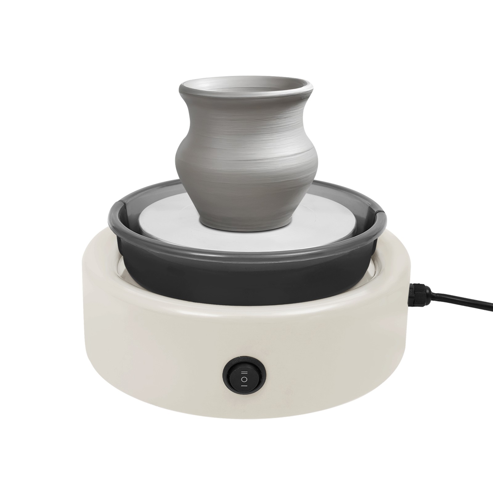 Mini Pottery Wheel Machine for Beginners Adult, Adjustable Speed Pottery Machine