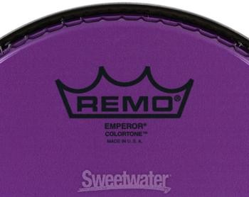 Remo Emperor Colortone Purple Drumhead - 8 inch