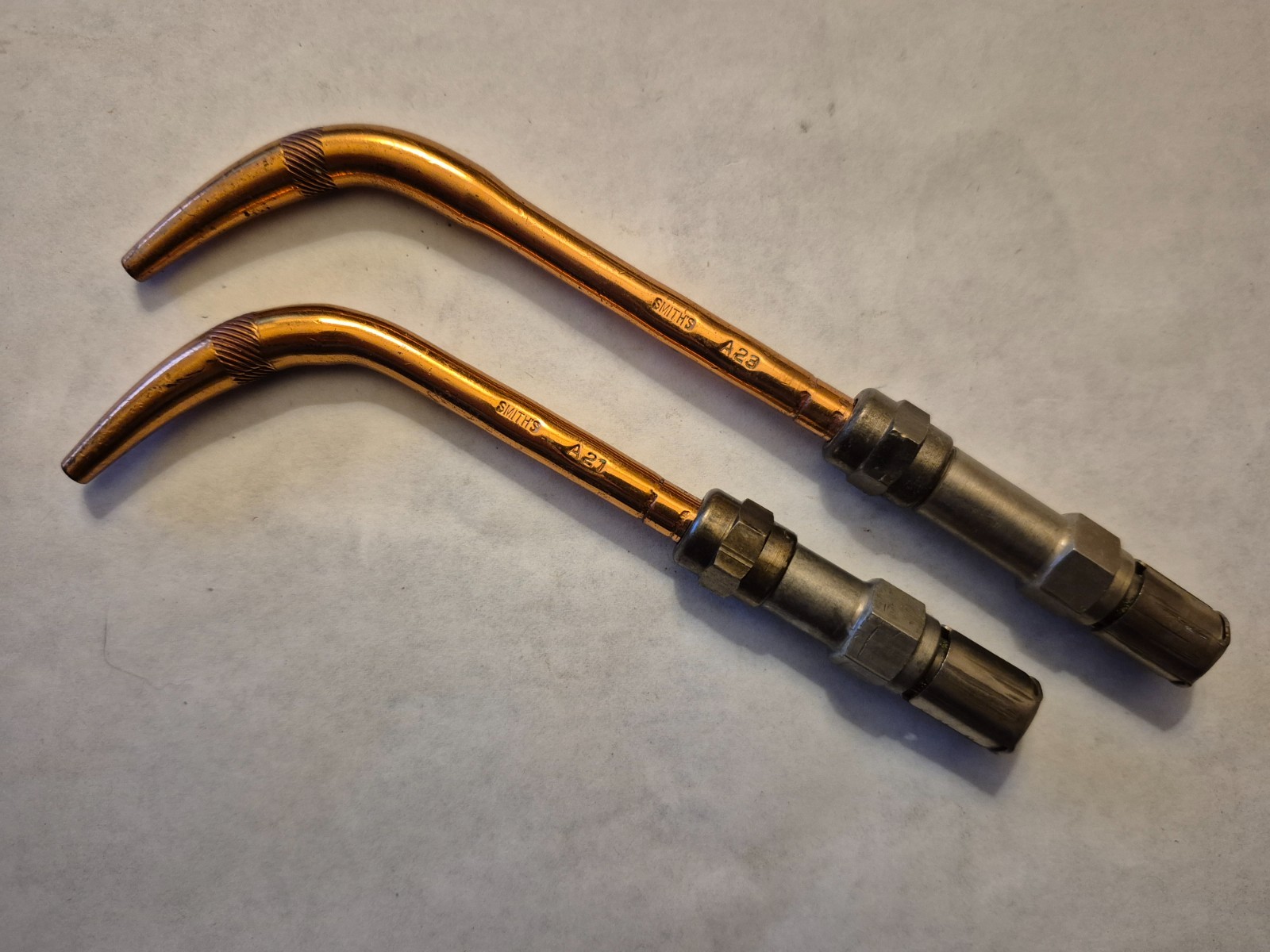 Smith A21 & A23 Brazing Welding Torch Tip Nozzle Fits Smith No. 2 Handle XLNT