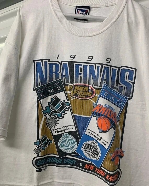 Vintage 90’s 1999 NBA Finals New York Knicks Reprint Unisex Shirt S-5XL