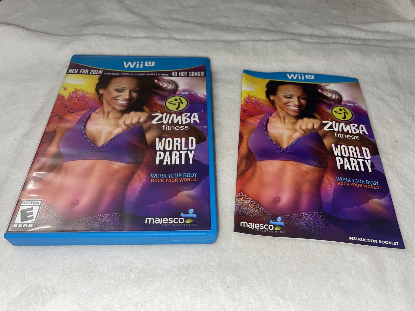 Zumba Fitness World Party 2014 Wii U Case And Manual Only