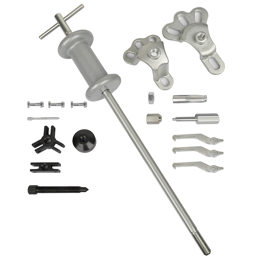 Slide Hammer Dent Puller Tool Kit Wrench Adapter Axle Bearing Hub Auto Set