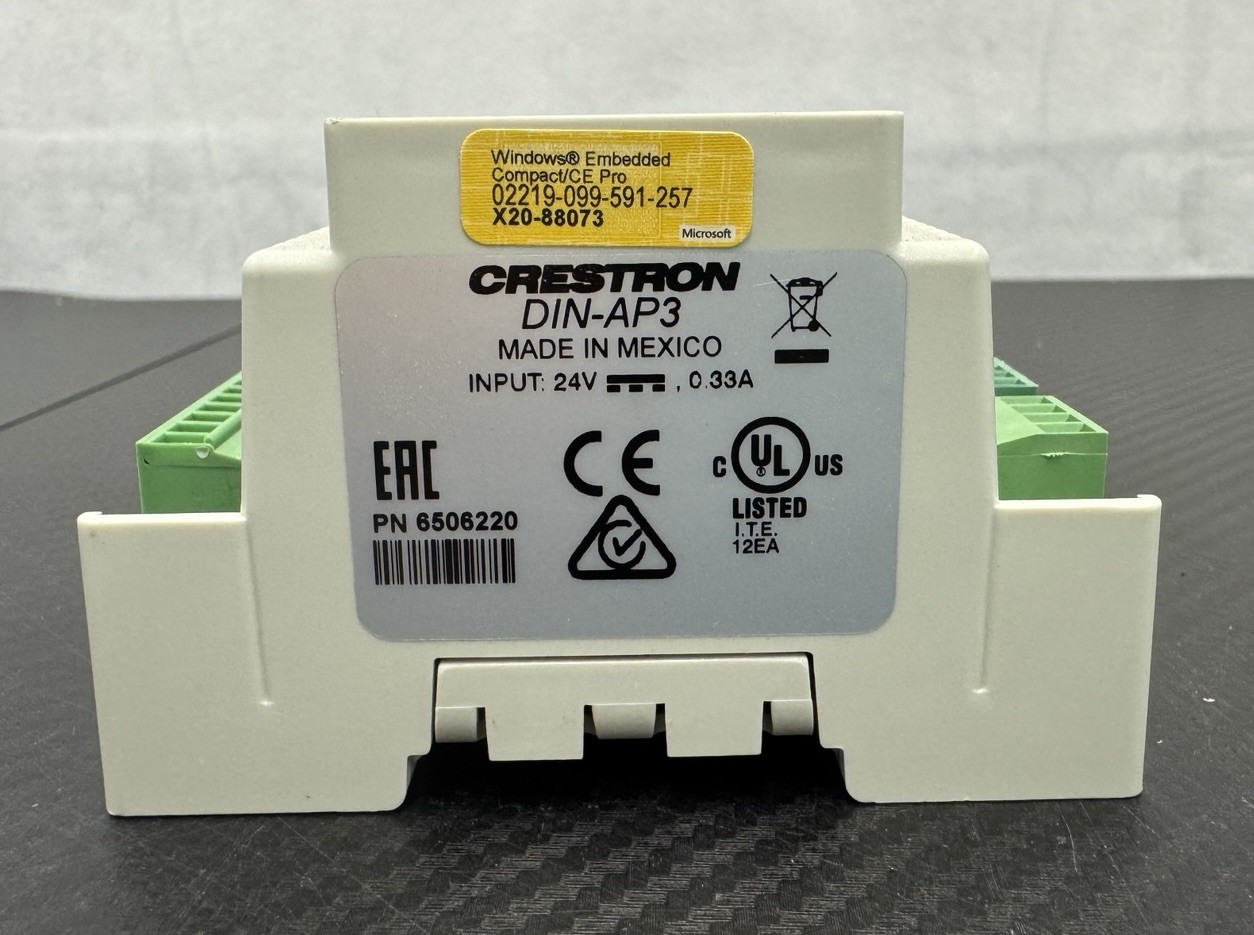 Crestron DIN-AP3 3-Series Din Rail Processor Used, Tested!